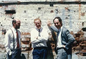 The 2016 Gold Medal recipients, ARM Architecture founding directors (from left) Ian McDougall, Howard Raggatt and Stephen Ashton.