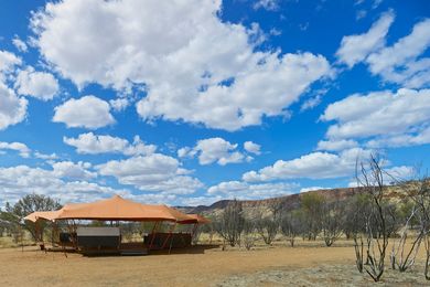 Nick’s Camp, near Simpsons Gap, named in honour of the late Nick Murcutt.