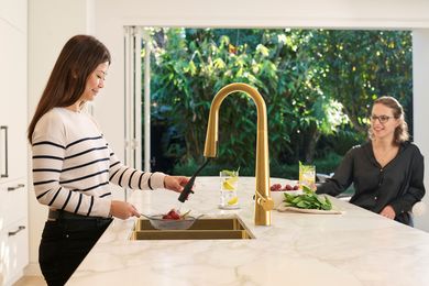 Zip Water has introduced a new all-in-one pull-out tap to their line.