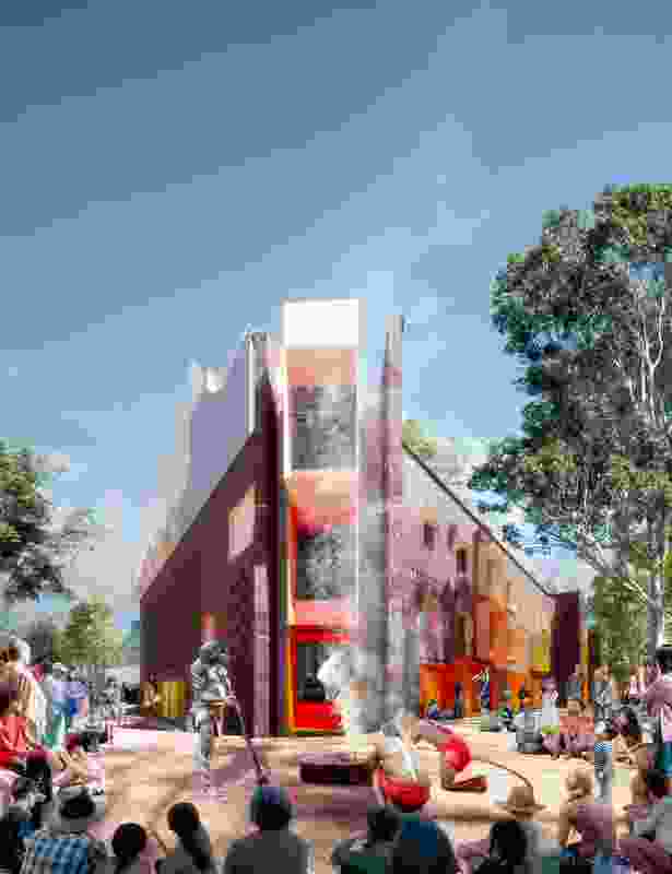 The proposed building at Mosman High School designed by Woods Bagot.
