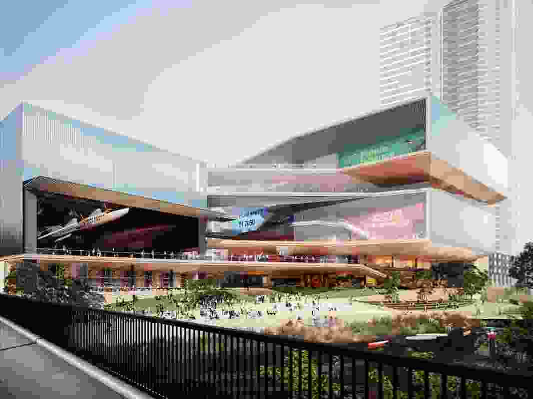 Powerhouse Parramatta proposal by AL_A (UK) and Architectus (Australia).