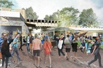 Pop-up village underway at Australian National University