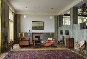 Adolf Loos, Villa Müller (1928–1930), Prague. Large salon.