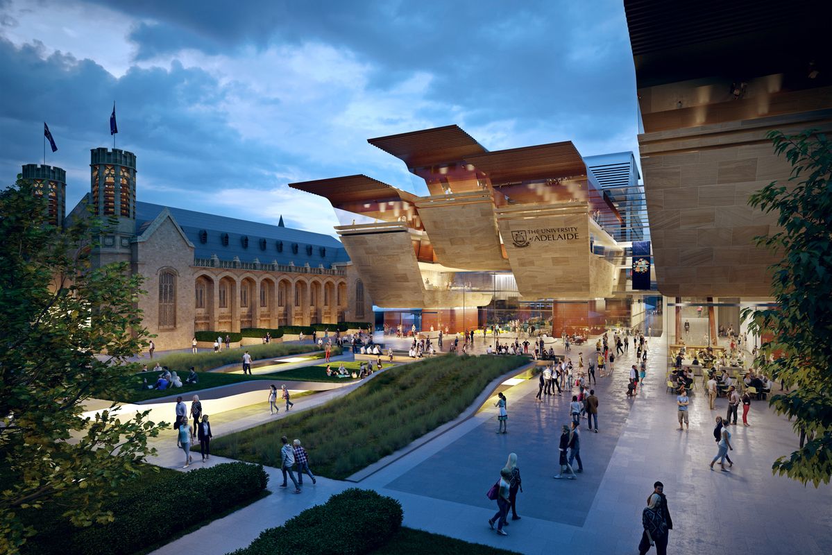 New 20year Adelaide Uni masterplan unveiled ArchitectureAu