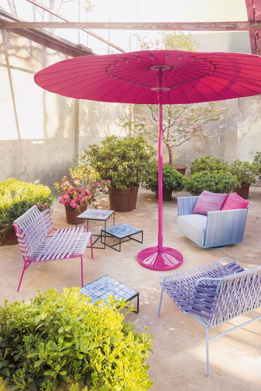Anna Lenti unveils latest Paola Lenti collection during trip to