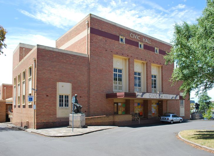 The Ballarat Civic Hall by Cowper, Murphy and Appleford.