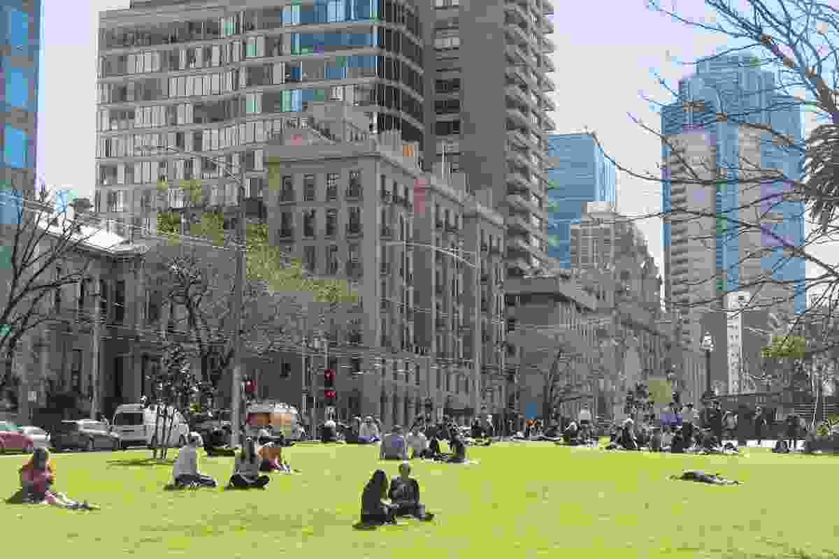 City of Melbourne Open Space Strategy by Thompson Berrill Landscape Design renews the city's network of open green spaces.