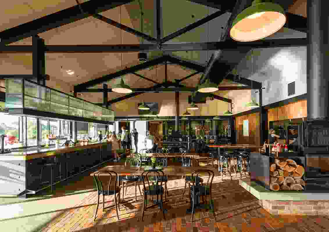 Big River Group’s timber product brings warm and authentic interior elements to the Nagambie Brewery