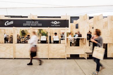 Code Black – Melbourne International Coffee Expo (Flemington, Vic) by Zwei Interiors and Architecture
