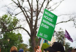 The Australian Institute of Architects at the Global Climate Strike on 20 September.