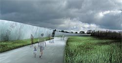 Denton Corker Marshall’s design for the new visitor and interpretation
centre for Stonehenge, UK, has just received planning permission.