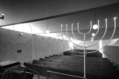 The synagogue at Yeshiva College, formerly Sydney Talmudical College, designed by Harry Seidler, 1958–1961.