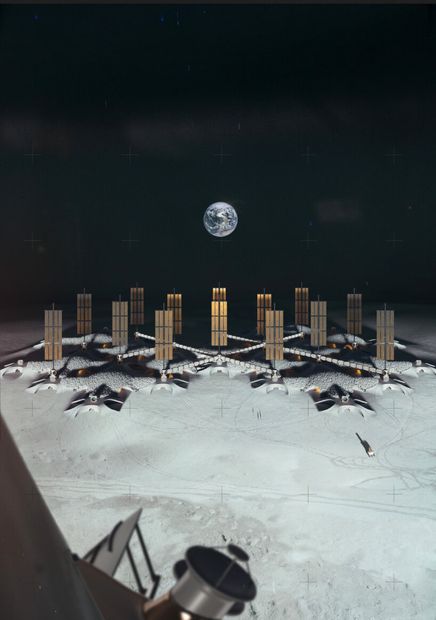 Hassell Creates Concept For Permanent Lunar Habitat | ArchitectureAu