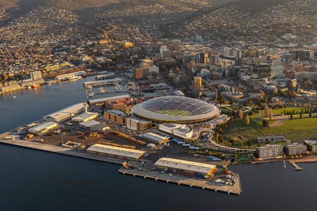 Tasmanian government unveils Macquarie Point Stadium precinct masterplan