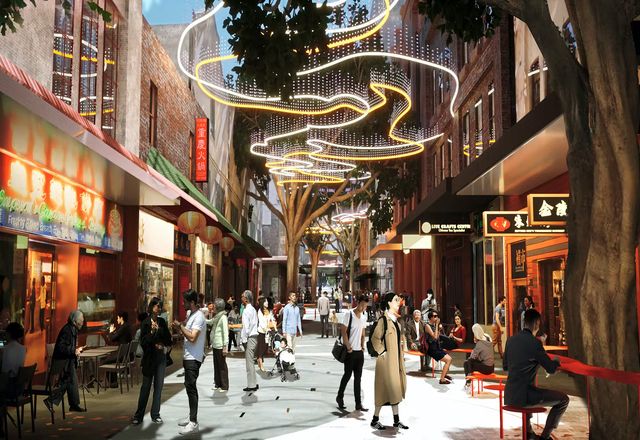 The revitalization of Sydney's Chinatown designed by Aspect Studios, with Sibling Architecture, Electrolight, and Studio Yu and Mei, has been given the green light.