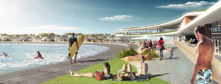 Inland surf beach to be pitted in western Sydney car park | ArchitectureAu