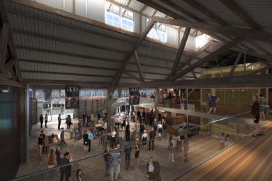 Central Foyer of the proposed Walsh Bay Arts Precinct redevelopment by Tonkin Zulaikha Greer.