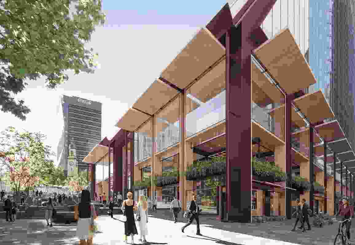 Proposed MLC replacement in North Sydney, designed by Bates Smart.