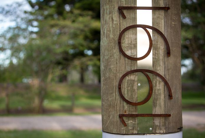 Tully Memorial Flood Markers