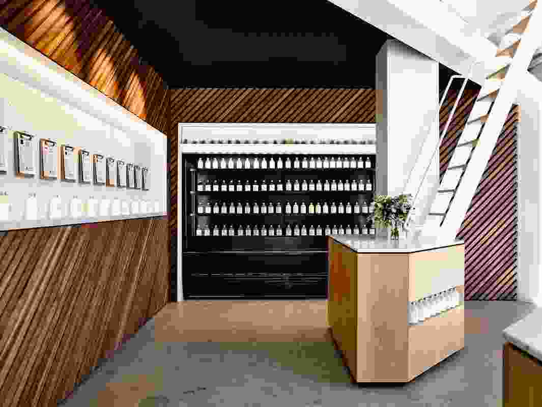Greene St Juice Co. by Travis Walton Architecture And Interior Design.