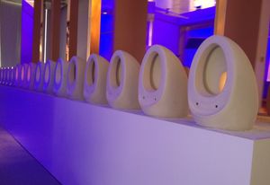 Laufen's display at the 2012 Milan Furniture Fair.