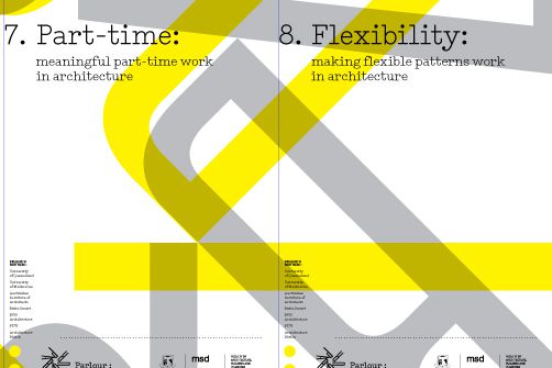 Part-time and Flexibility are two important areas covered in the Parlour Guidelines to Equitable Practice.