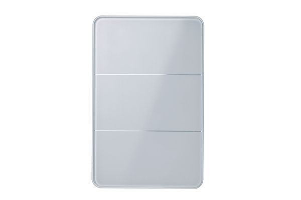 Antumbra light control panel by Philips Dynalite in white glass.