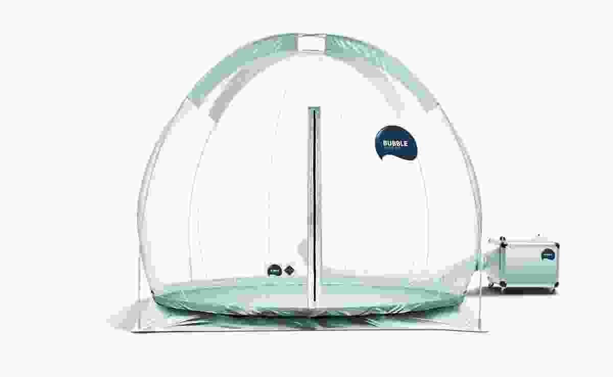 Bubble/Pure Air by Zonair3D is marketed as a "portable space containing pure air".