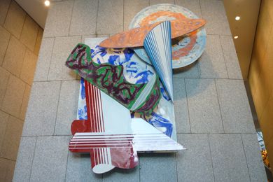 Cones and Pillars part three by Frank Stella.