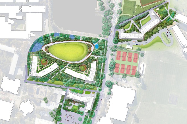 Monash Clayton Eastern Residential Village by MGS Architects and partners.