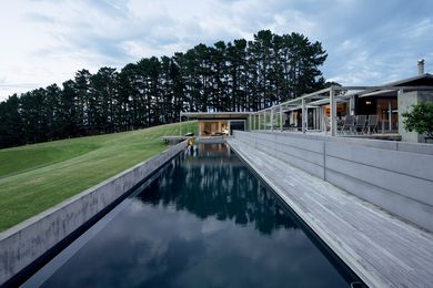 The owners of this holiday home wanted a house where extended family members could stay together yet still enjoy an element of privacy. 