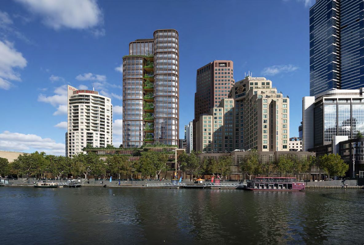 Fender Katsalidis Southgate tower closer to approval ArchitectureAu