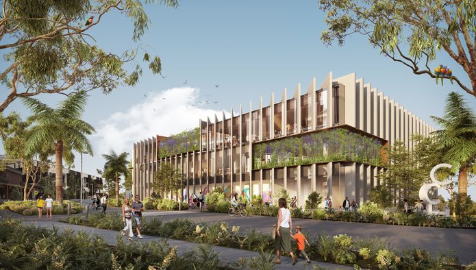 Preliminary design of the Coomera Civic Hub.