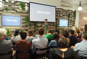 Nic Monisse performs Urban Jungle, a quirky comedy show around landscape architecture and urban design at the 2019 Perth Fringe World festival.