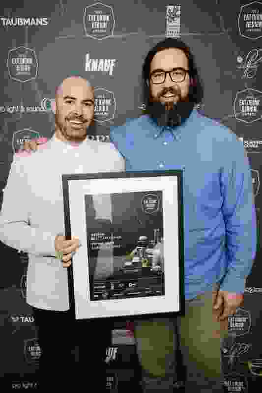 Best Cafe Design winners Studio Gram (Dave Bickmore and Graham Charbonneau) for Abbots & Kinney cafe. 