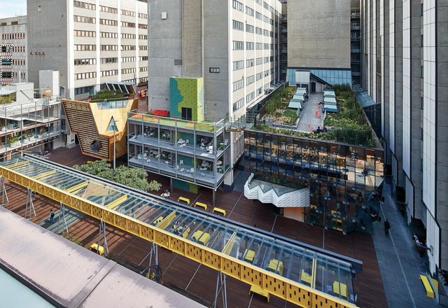 RMIT University’s New Academic Street by Lyons with NMBW Architecture Studio, Harrison and White, MvS Architects and Maddison Architects, is cited as an exemplar of effective urban design in the Central Melbourne Design Guide.