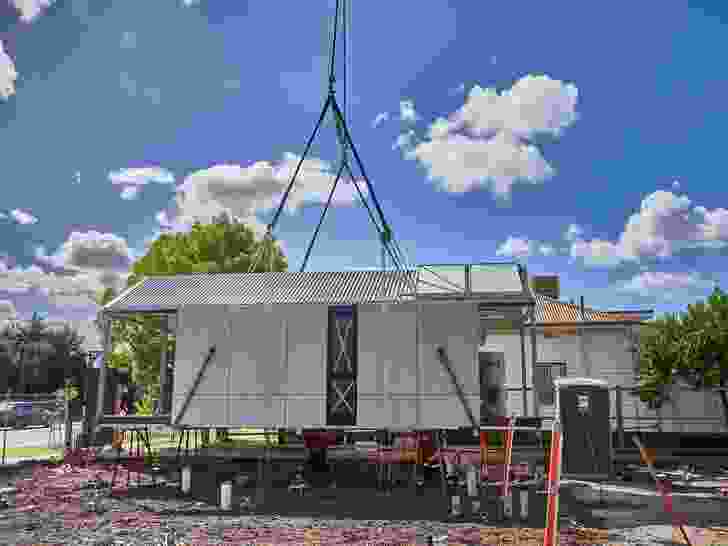 The units are fabricated in Horsham and transported to the VicRoads sites.