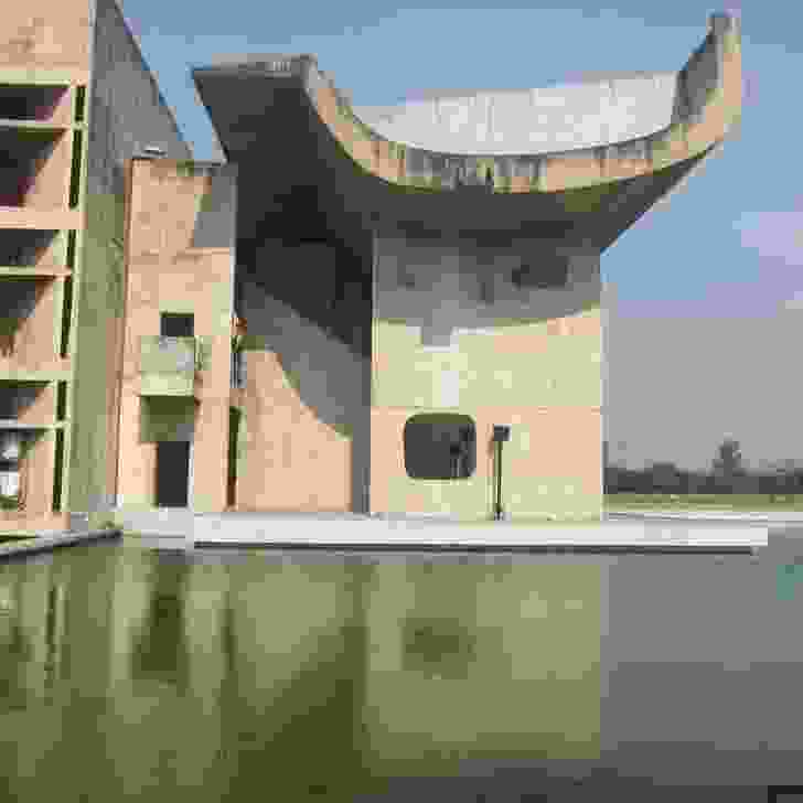 Capitol Complex, Chandigarh, India designed by Le Corbusier.