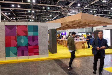 The Melbourne Pavilion at Hong Kong's DesignInspire, as part of Business of Design Week. 