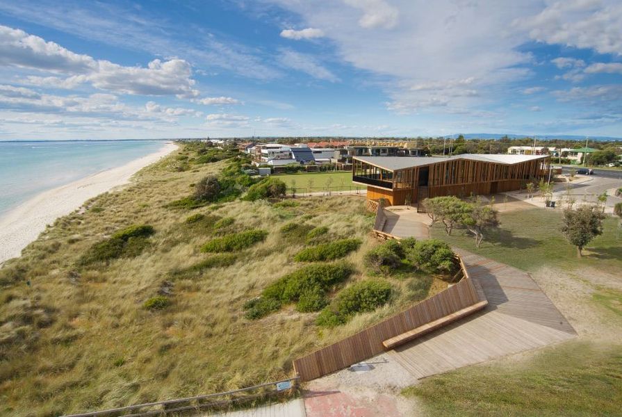Keast Park by Site Office marries architecture and landscape to define the transition from coastal dune to built environment.