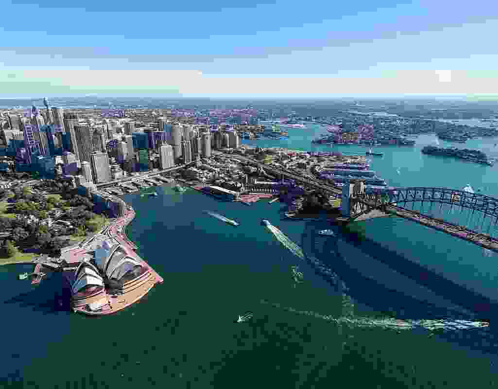 Sydney cityscape.