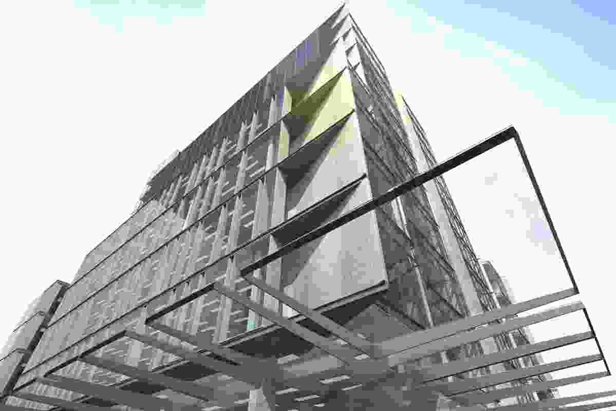 Cathedral Square by Warren and Mahoney. A medium-rise commercial building that will replace the BNZ Building on the southern corner of Cathedral Square. Designed to achieve a 5-Star energy rating with advanced façades and chilled beam air conditioning, the building aims to create a gateway to the square.
