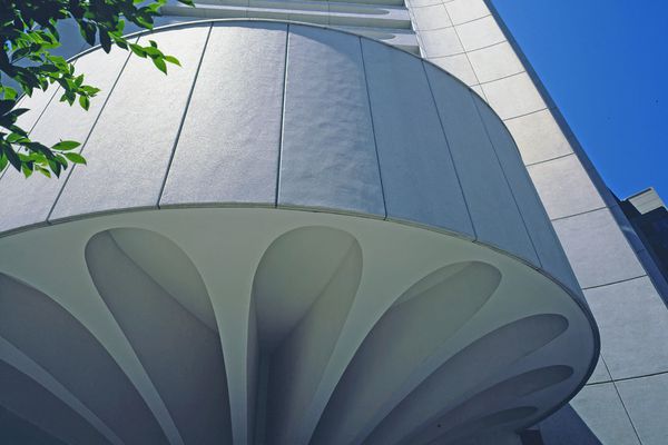 Detail of Harry Seidler’s MLC Centre, Sydney (1972–1978), created for Lend Lease with engineer Pier Luigi Nervi.   
