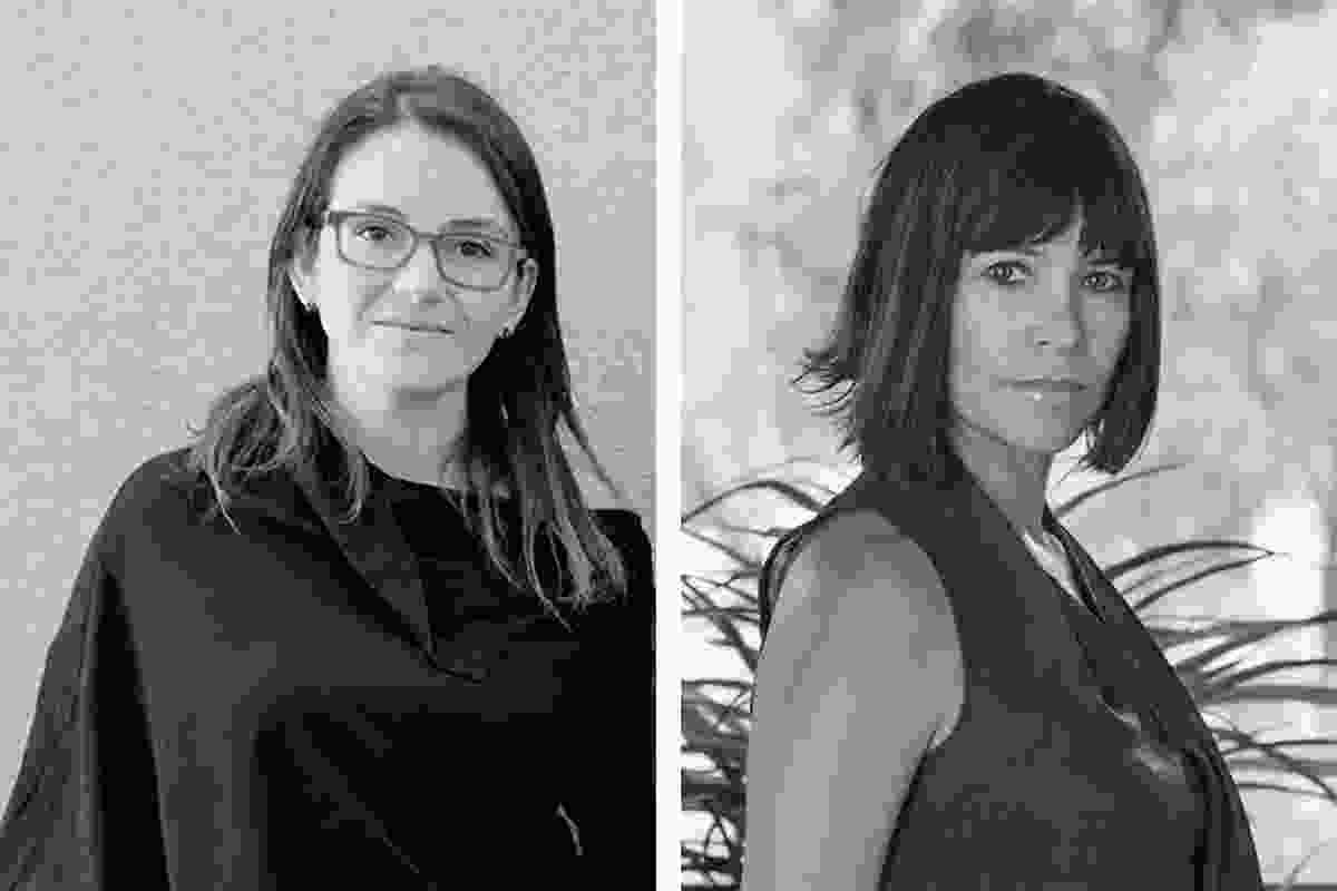 Architect of the Year Gabriela Carrillo and Moira Gemmill Prize for Emerging Architecture recipient Rozana Montiel.