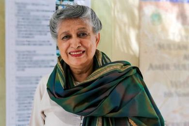 Pakistan’s first woman architect Yasmeen Lari.