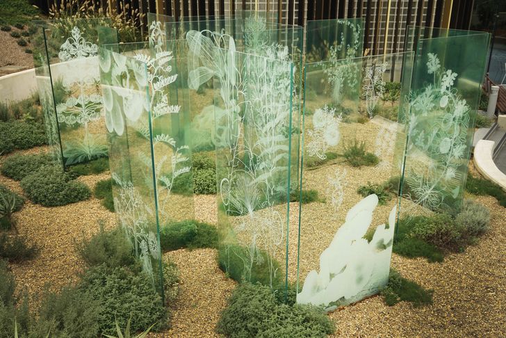History And Herbs Janet Laurence S Glass Garden Landscape Australia - Glass Garden Panels History And Herbs Janet Laurence S Glass Garden Landscape Australia - Glass Garden Panels