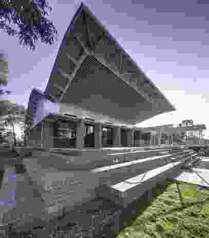 Woodcroft Neighbourhood Centre by Carter Williamson Architects.