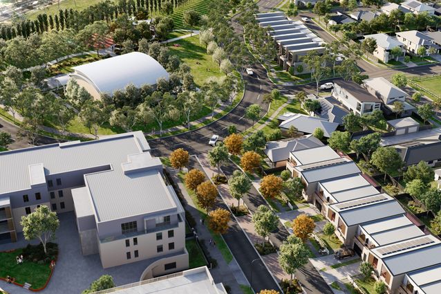 Designs released for proposed 300-home housing hub in regional NSW city