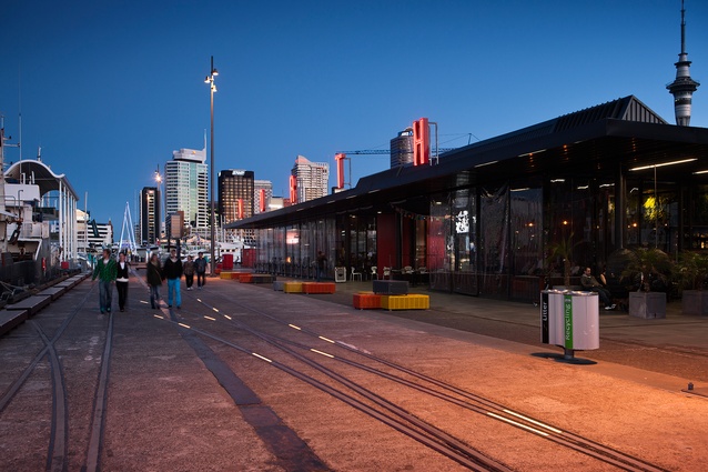 North Wharf Promenade, Silo Park and Jellicoe Street by Taylor Cullity Lethlean with Wraight + Associates.
