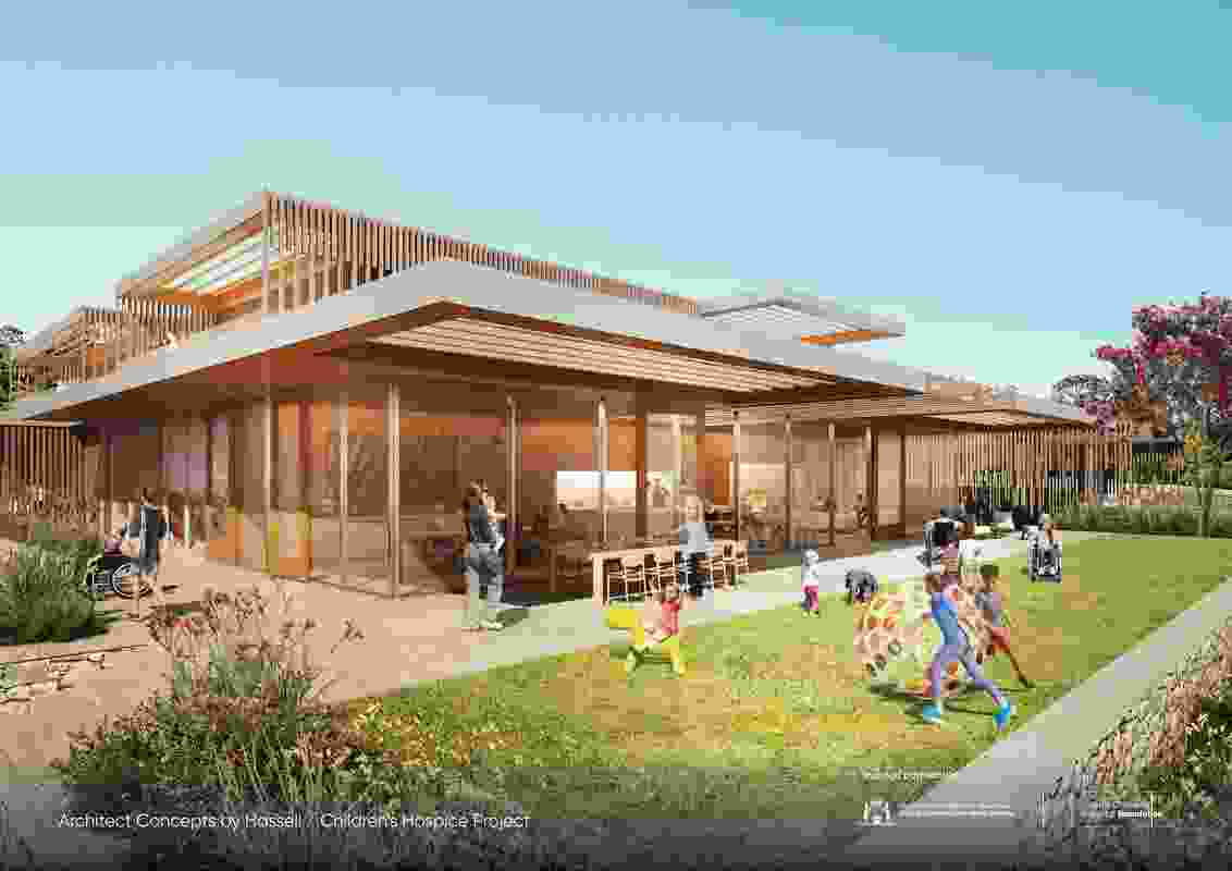 Concept design of the proposed WA children's hospice project by Hassell.